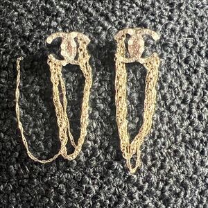 Gold Chain Drop Earrings